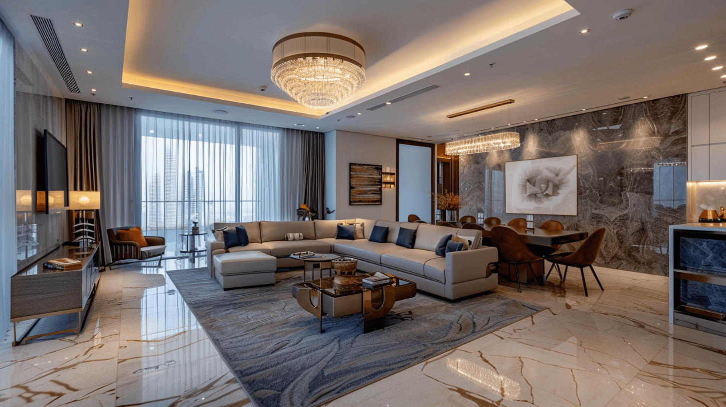 Modern Apartment Interior Design Dubai - Casa Kraft Interiors