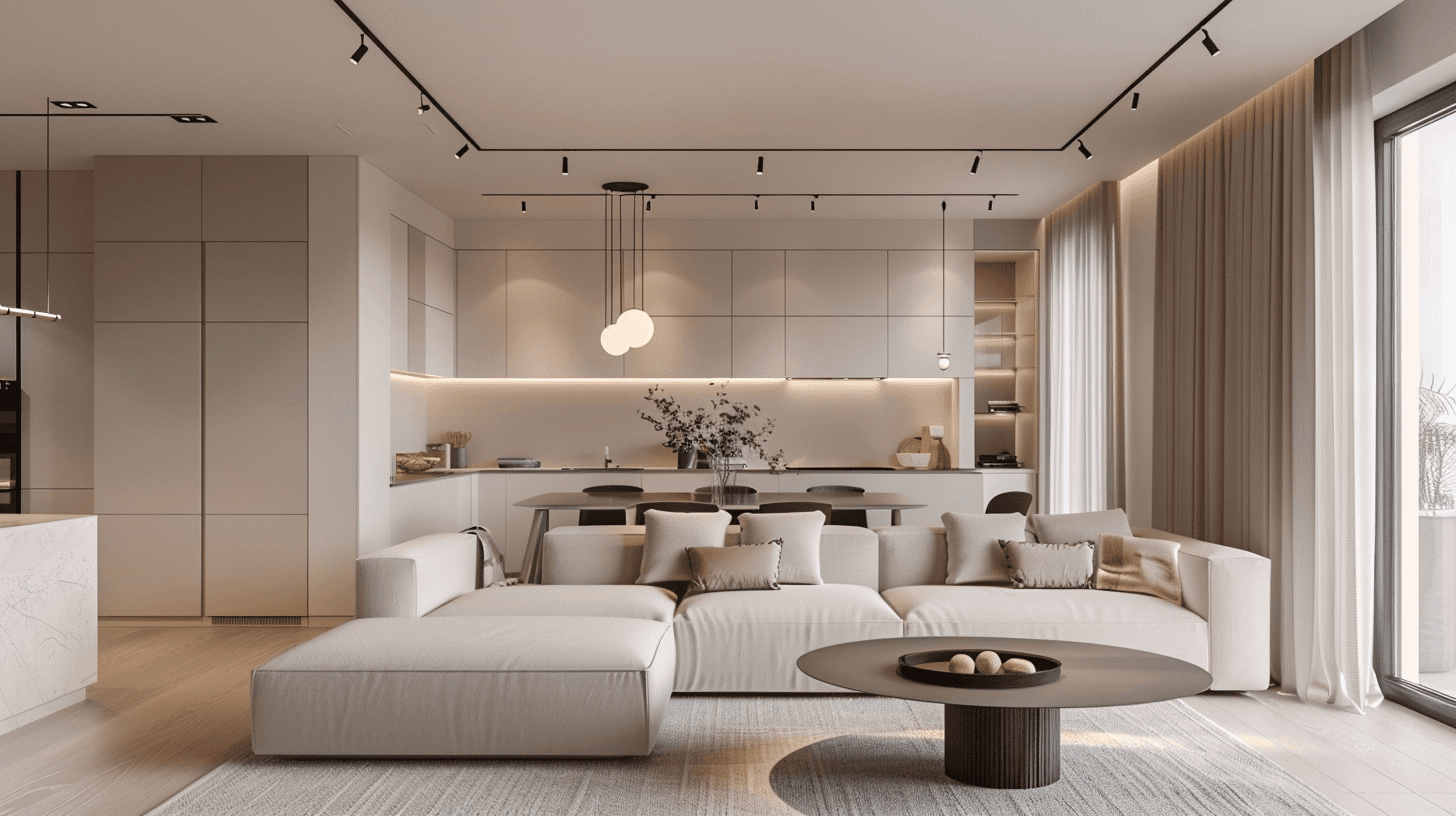 Image showcasing Modern Apartment Interior Design in Dubai - Casa Kraft Interiors