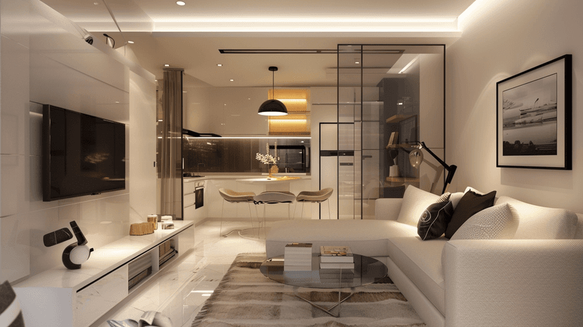 Modern Apartment Interior Design Dubai - Casa Kraft Interiors